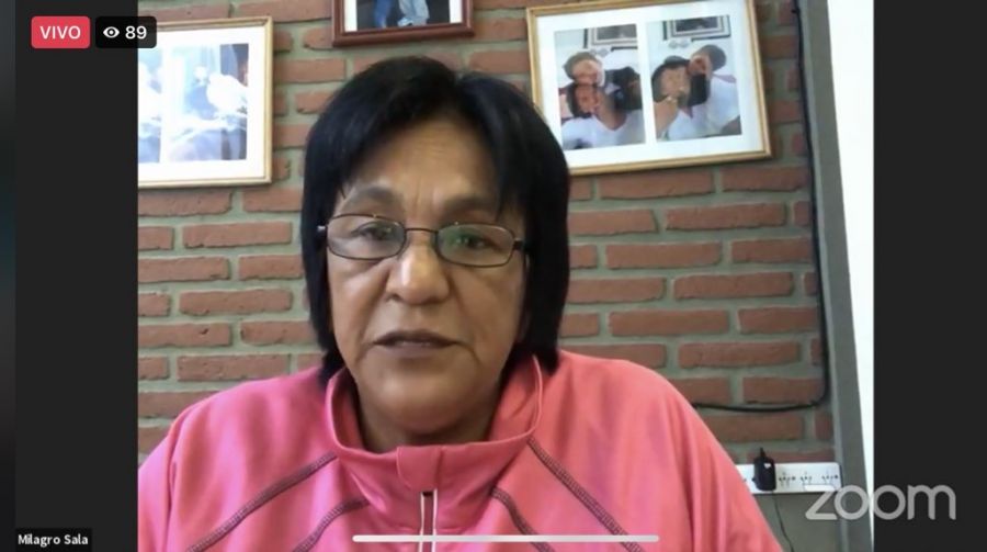 “Mi indignación es grande”. El Frente Grande se reunió con Milagro Sala